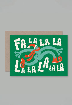 AHD Greeting Card - Fa La La