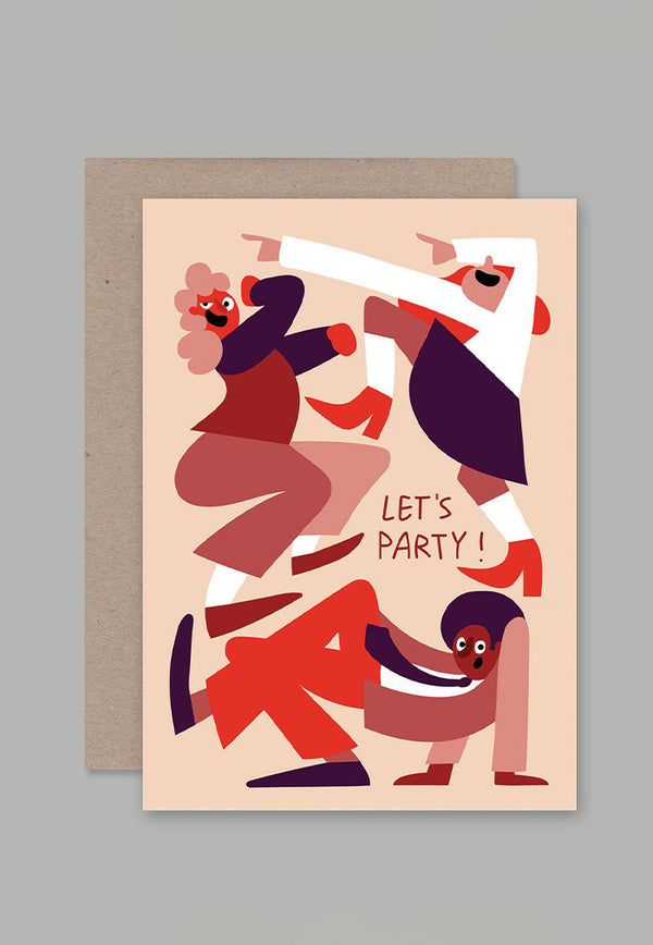 AHD Greeting Card - Let's Party!