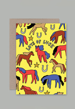 AHD Greeting Card - Lots of Luck