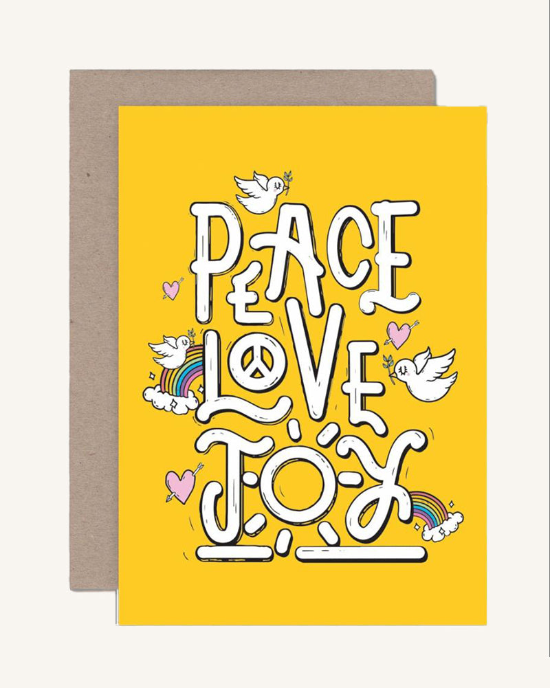 AHD Greeting Card - Peace Joy