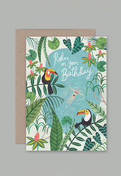 AHD Greeting Card - Relax On Your Birthday