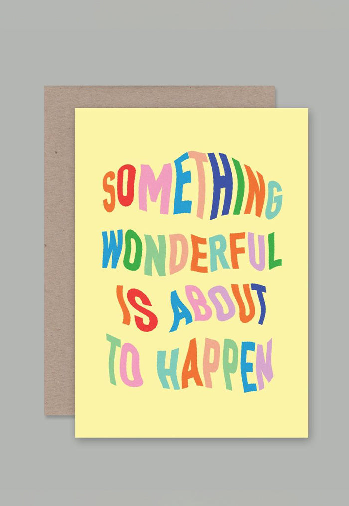 AHD Greeting Card - Something Wonderful