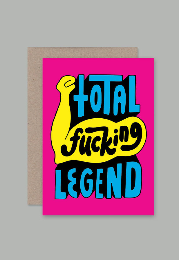 AHD Greeting Card - Total Fucking Legend