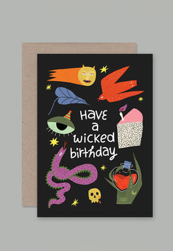 AHD Greeting Card - Have A Wicked Birthday