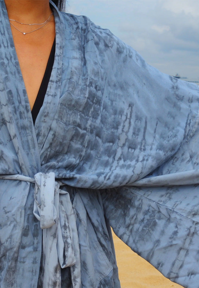 BaeBeeBoo Teratai Blue Kimono
