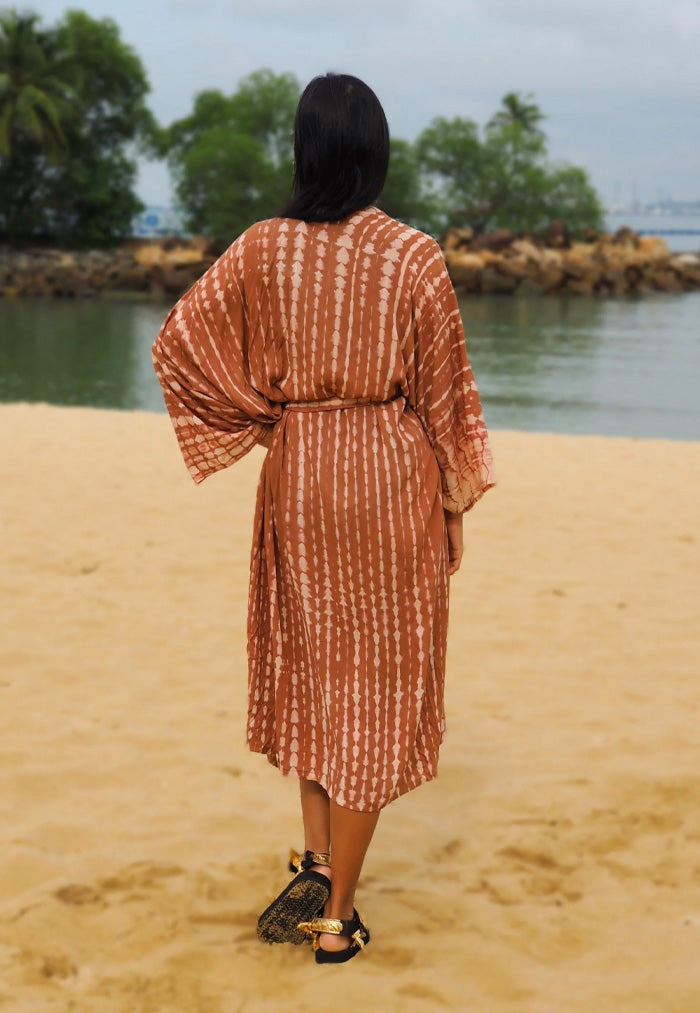 BaeBeeBoo Timu Terracotta Kimono