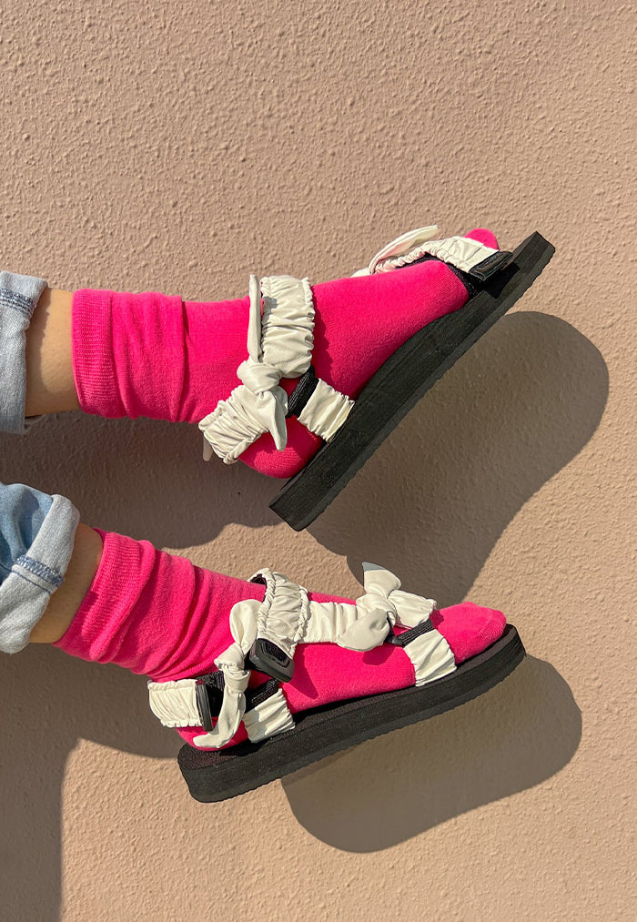 White Leather Jaedals