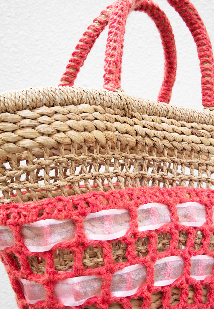 BaeBeeBoo Wobbleblobbe Rattan Bag - Red