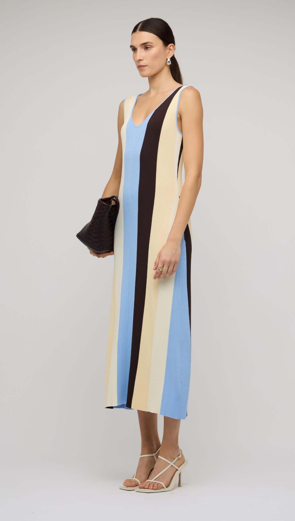 Staple the Label Atlas Stripe Knit Dress