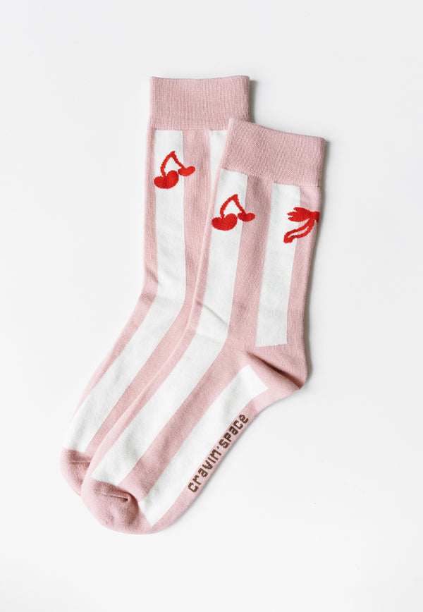 Cravin' Space Sweet Cherry Love Socks