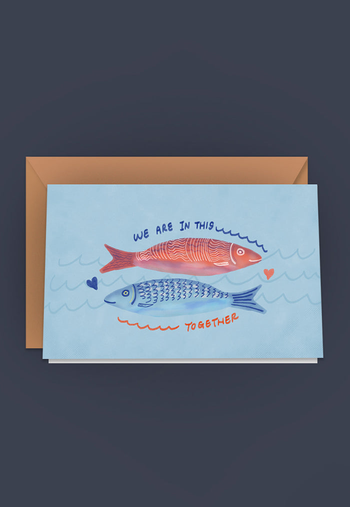 Cravin' Space Sardines in Love Card