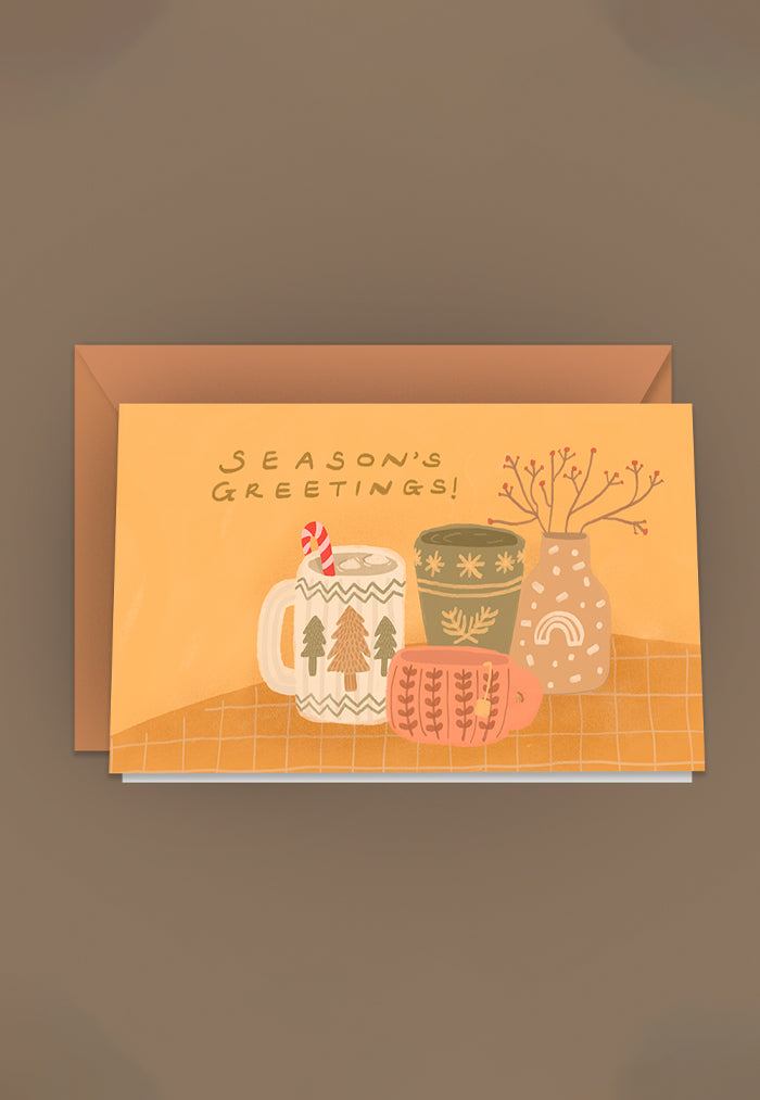 Cravin' Space Season's Greeting Card