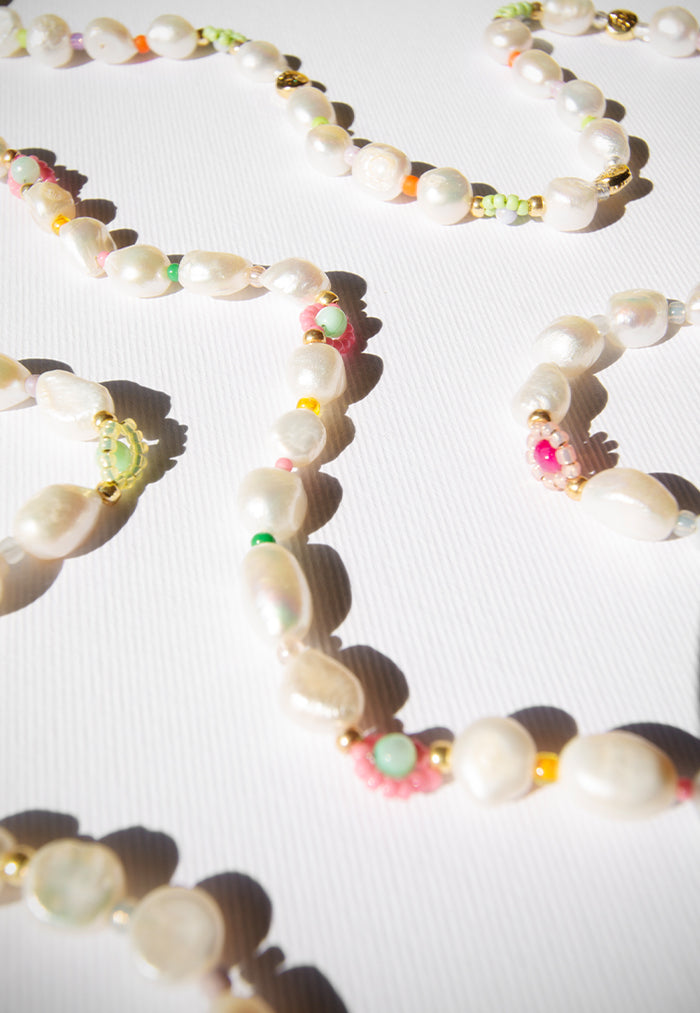 Envet Pearl Necklace - Melon