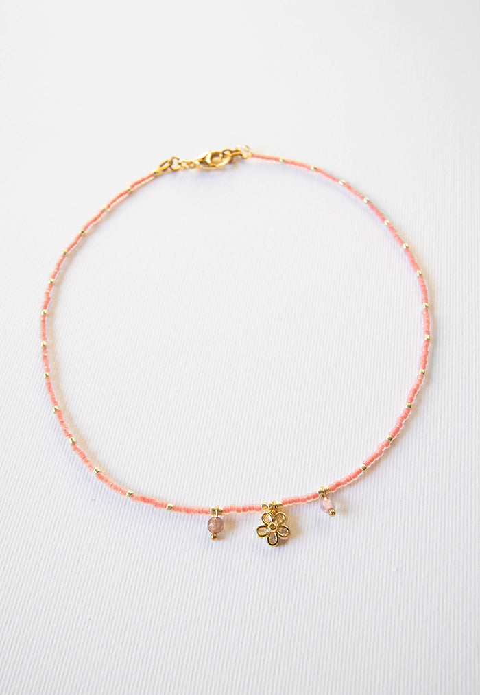 Envet Flora Necklace - Pink