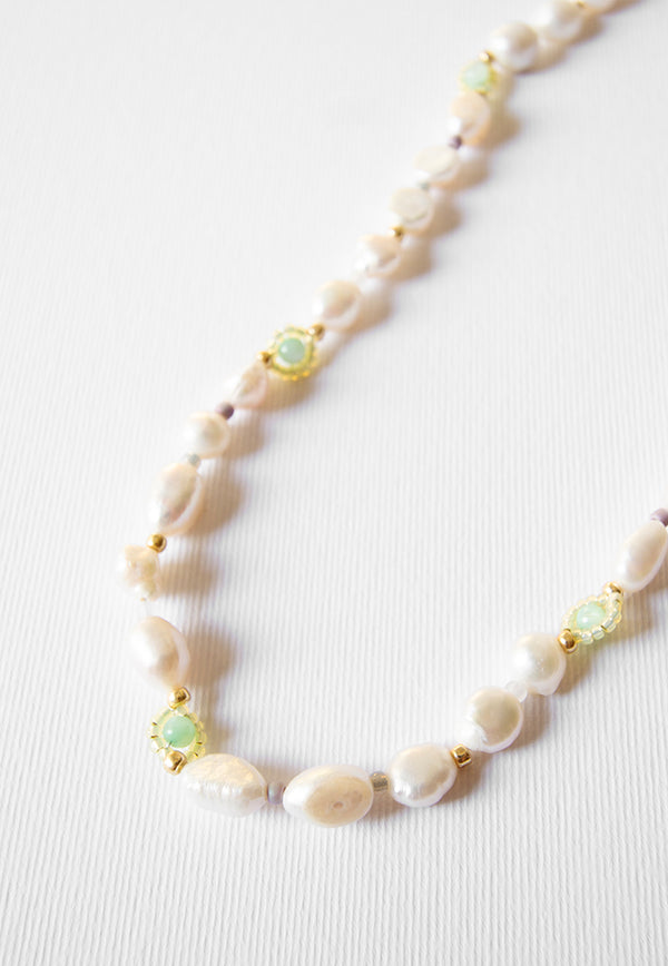 Envet Pearl Necklace - Melon