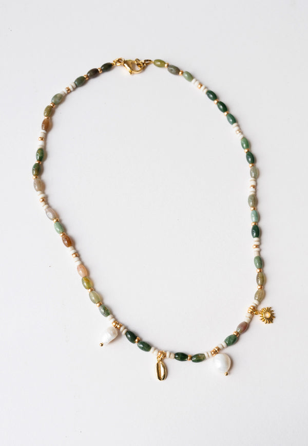 Envet Olive Lustre Necklace