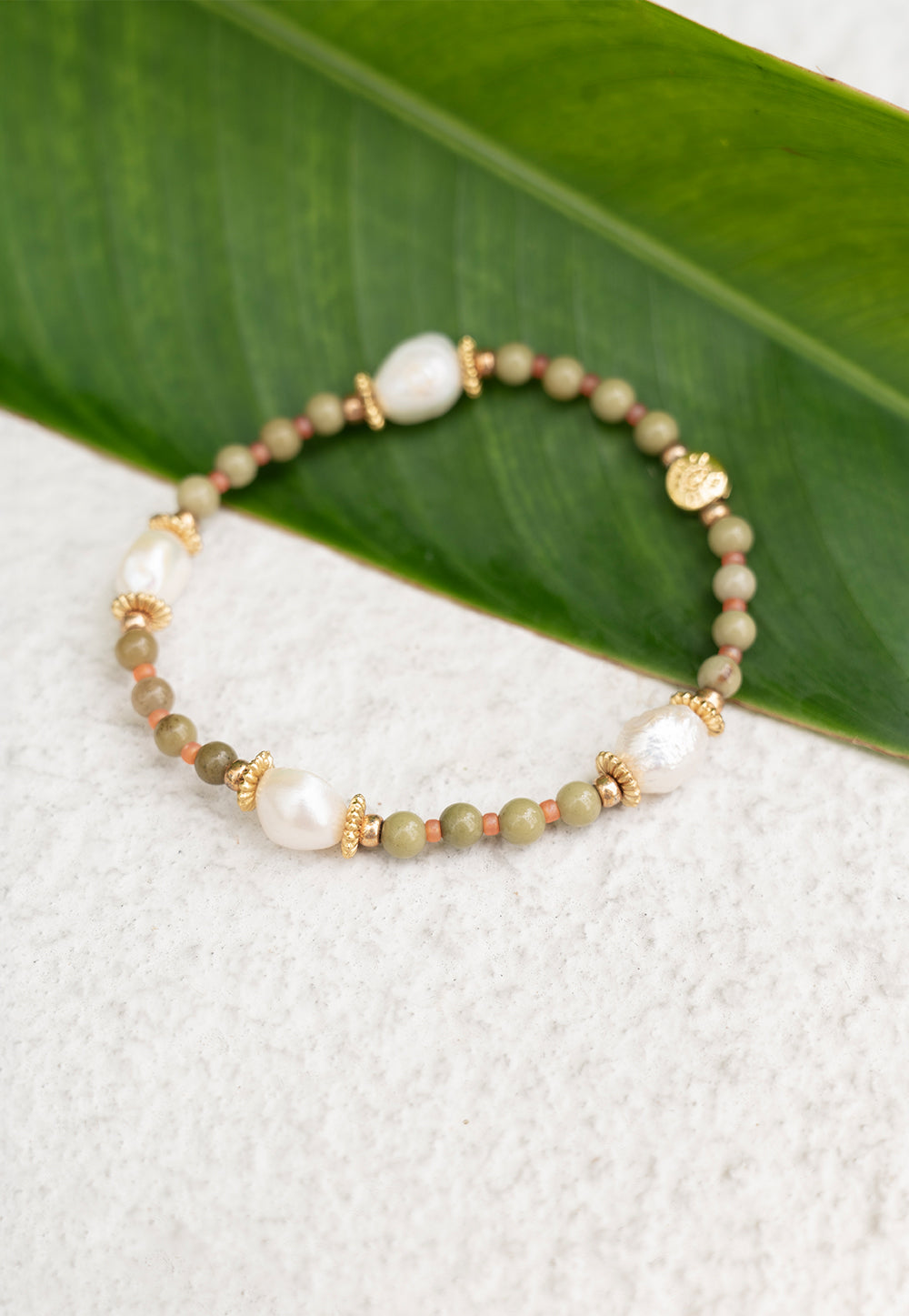 Envet Beaded Bracelet - Olivy