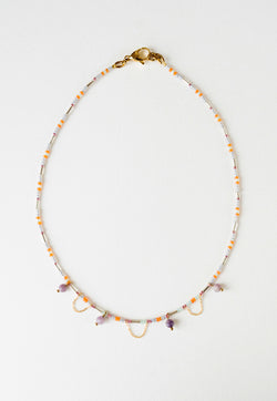 Envet Peach Orchid Necklace