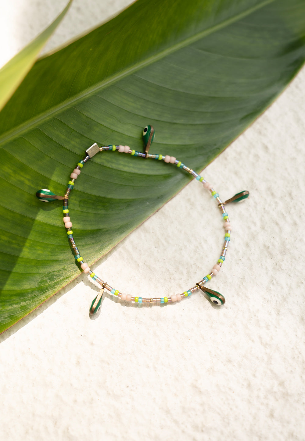 Envet Beaded Bracelet - Pickle