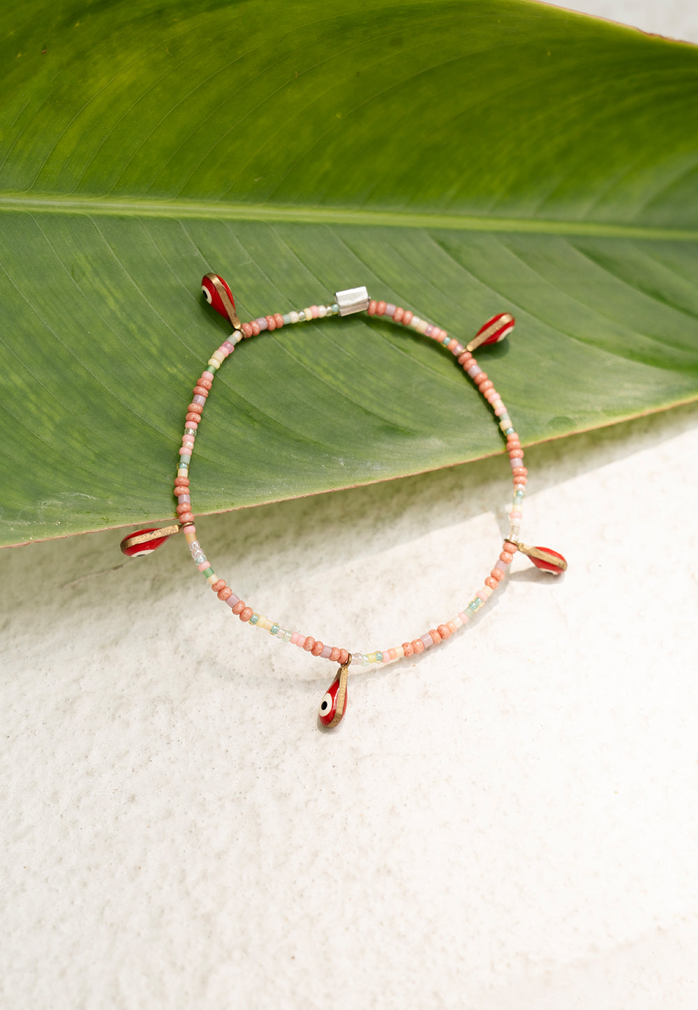 Envet Beaded Bracelet - Rosewood