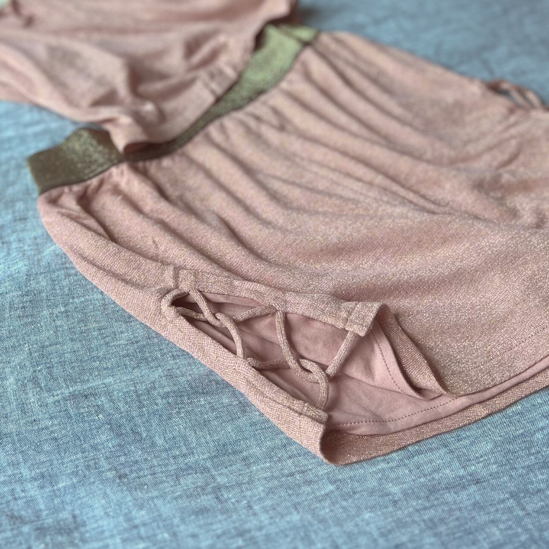 Junglesuit Film & Chill Pyjama Shorts – Powder Pink