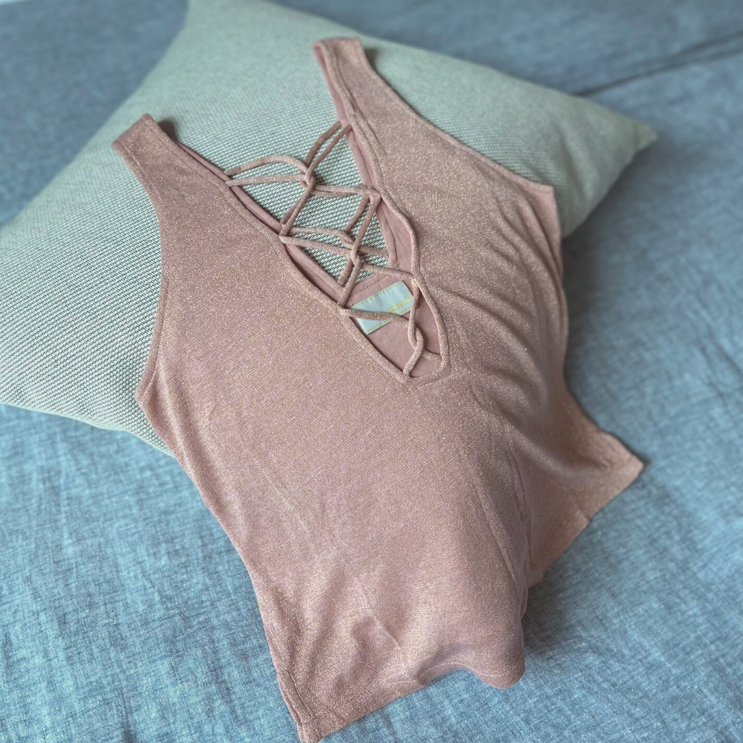 Junglesuit Film & Chill Pyjama Top – Powder Pink