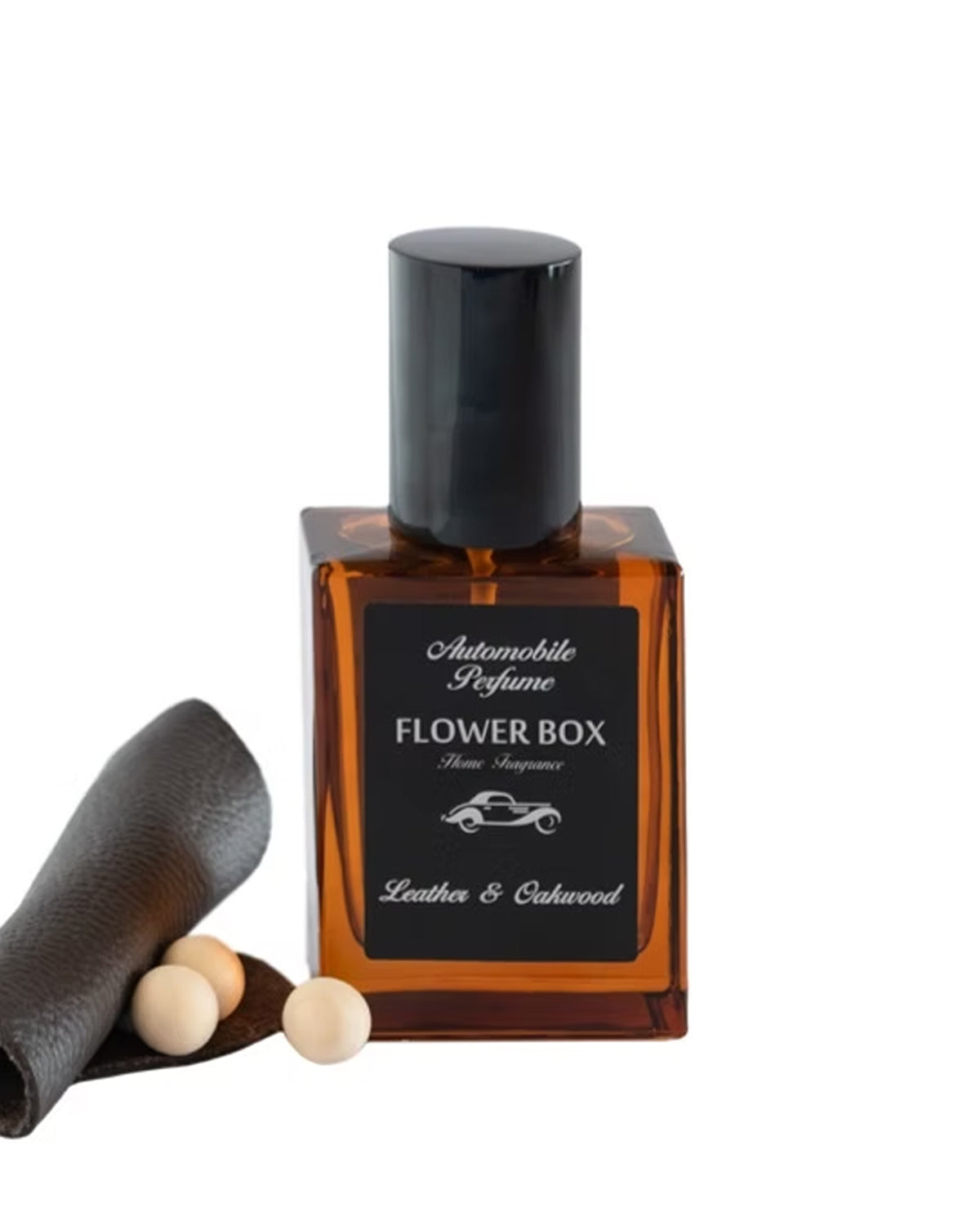 Flower Box Automobile Perfume (100ml) - Leather & Oakwood