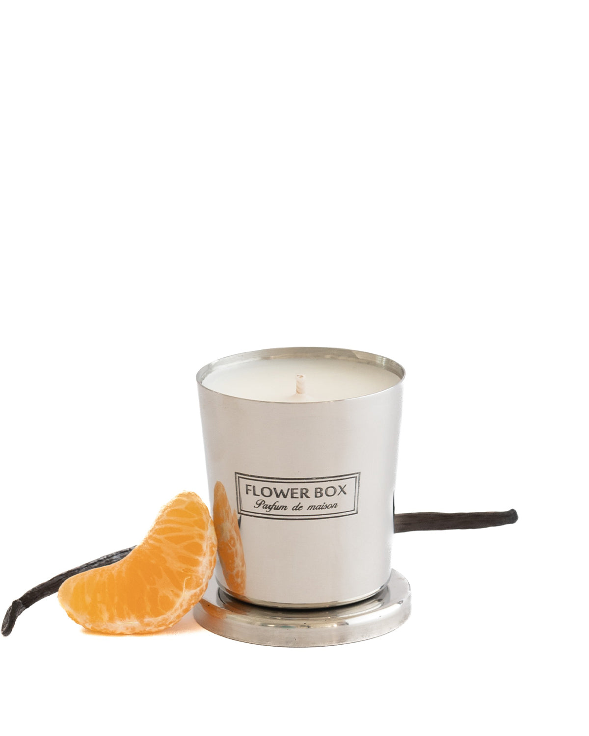 Flower Box Mini Candle (80g) - Mandarin & Vanilla Bean