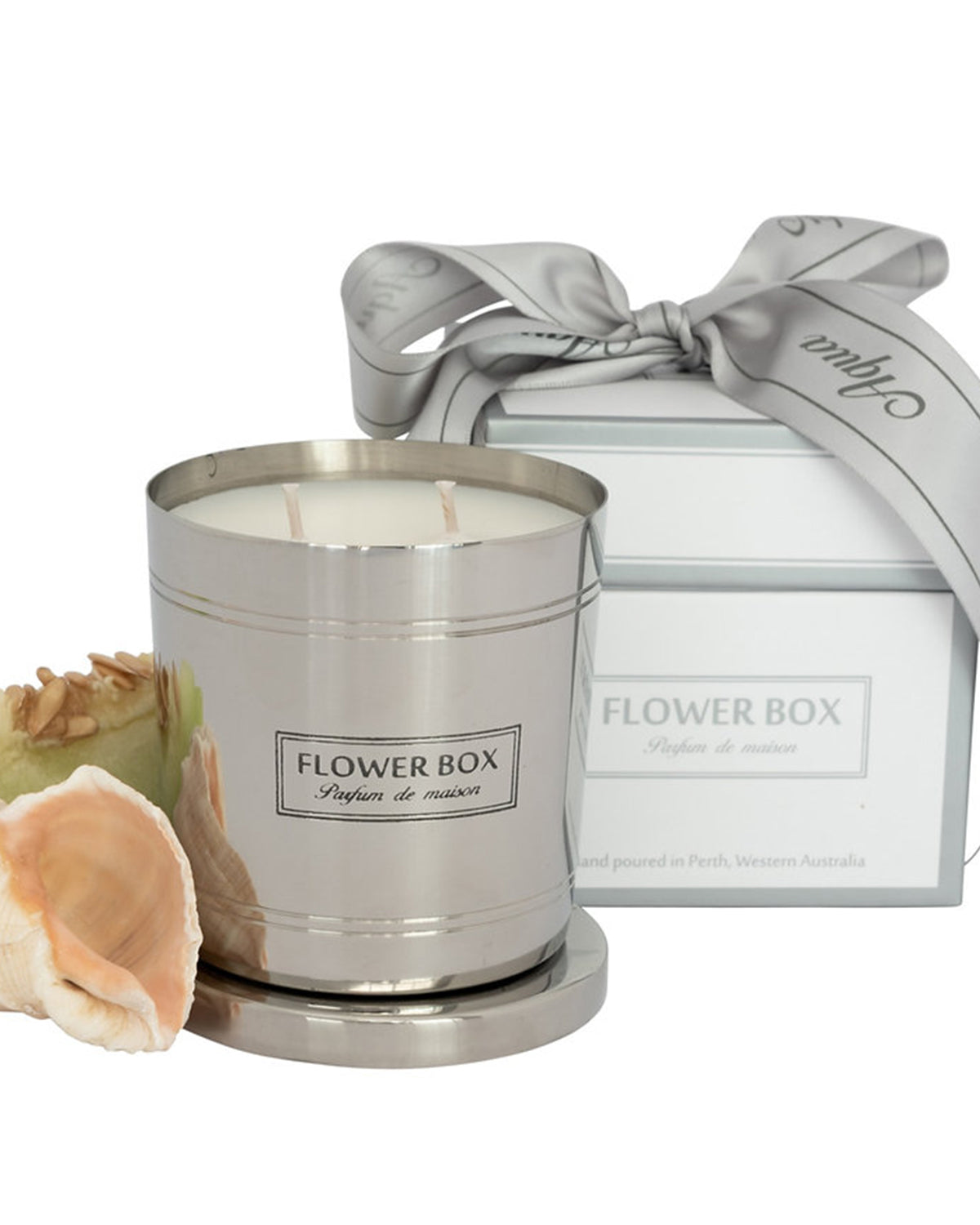Flower Box The Standard Candle (300g) - Aqua
