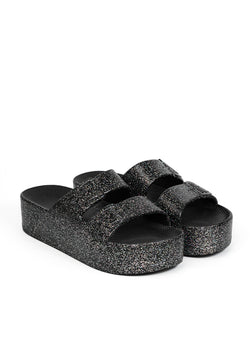 Freedom Moses High Angie Glitter Platforms