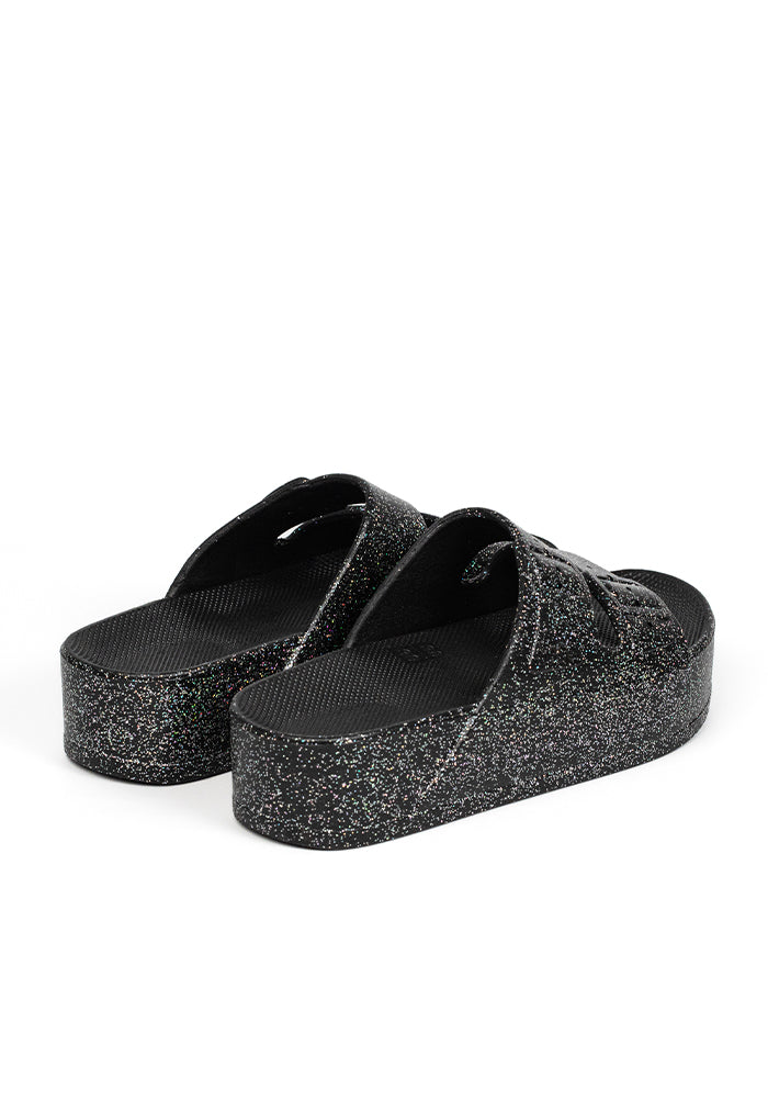 Freedom Moses High Angie Glitter Platforms