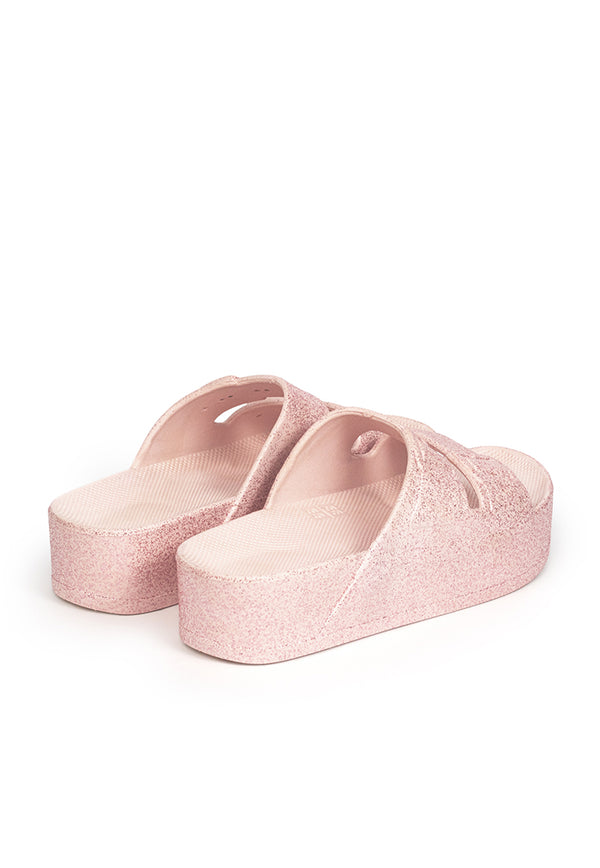 Freedom Moses High Rosie Glitter Platforms