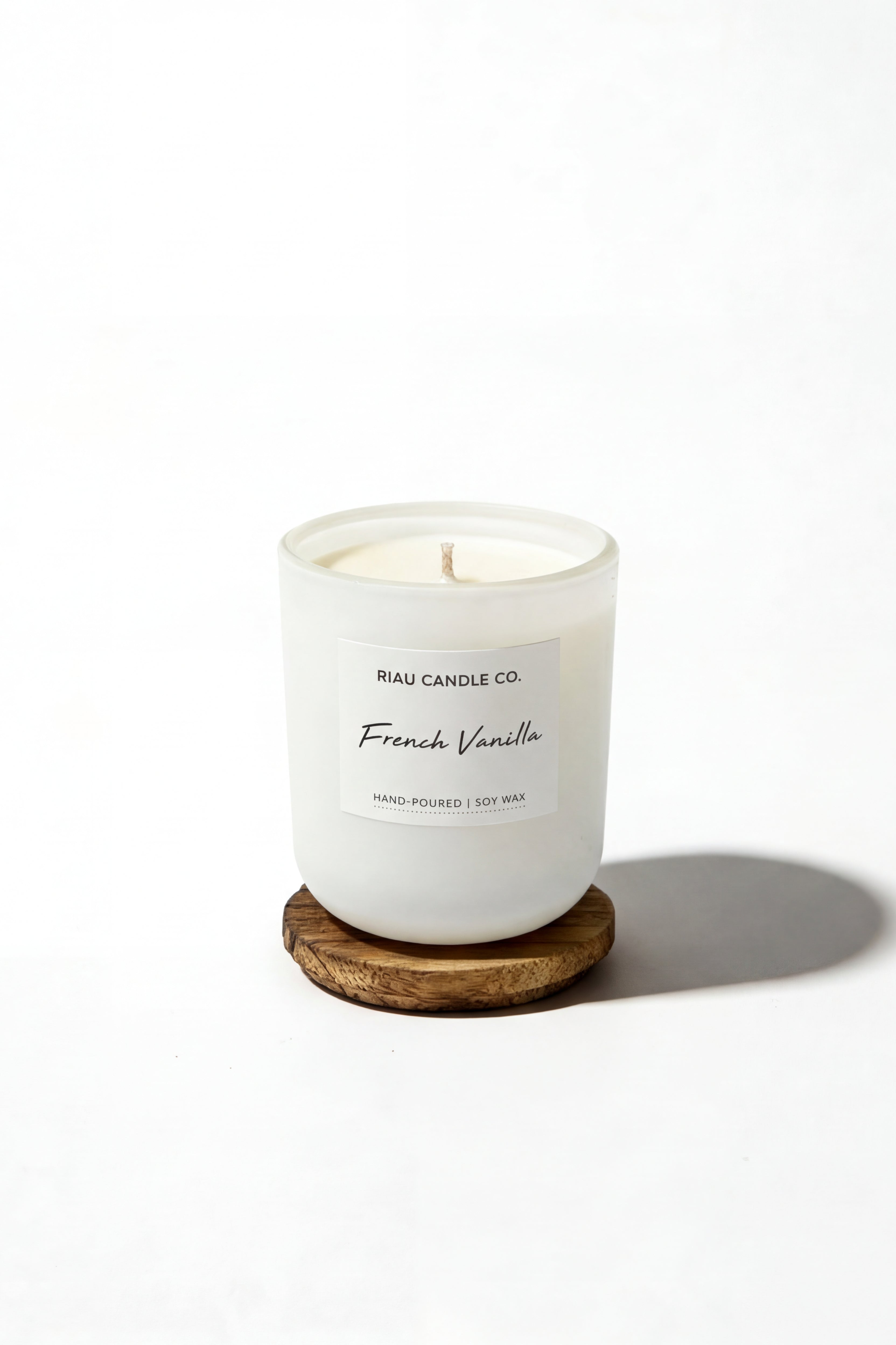 Riau Hand-Poured Soy Candle - French Vanilla