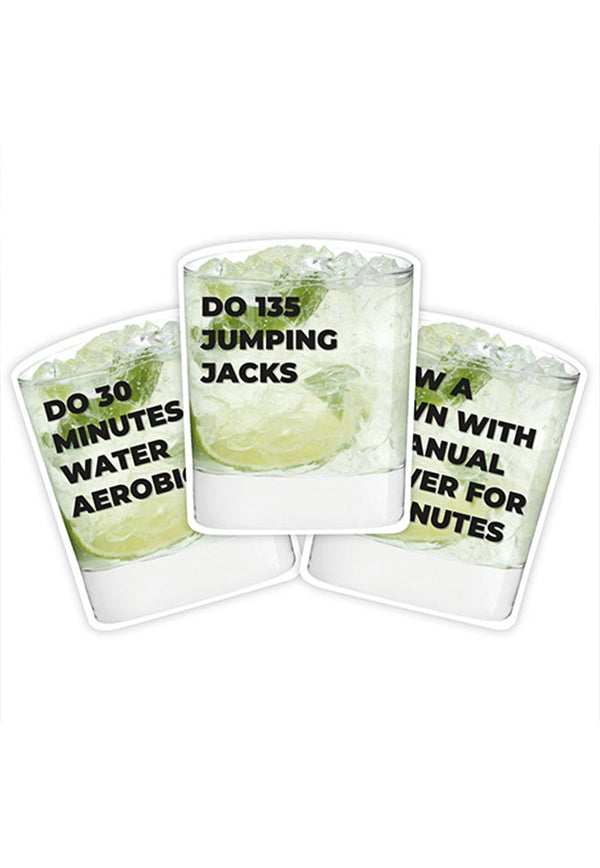Gift Republic Gin Sized Workout Card Pack