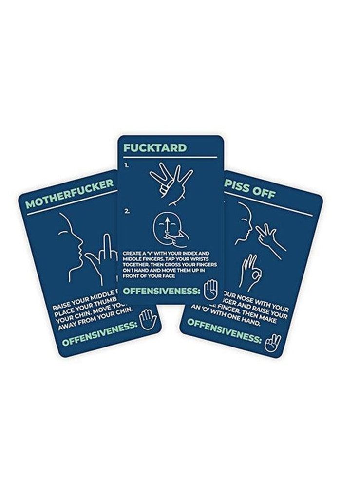 Gift Republic How To F**king Swear In Sign Language Card Pack
