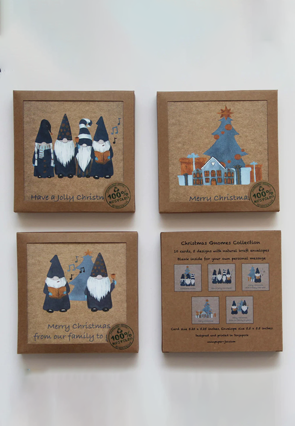 Paperjar Christmas Card Box Set: Gnomes