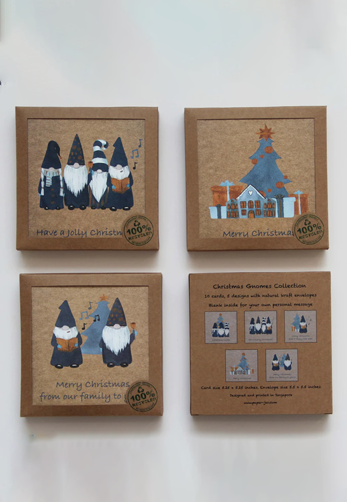 Paperjar Christmas Card Box Set: Gnomes