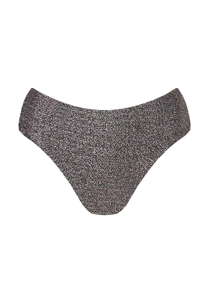HÁI Low Waist Bikini Bottom - Heather Silver