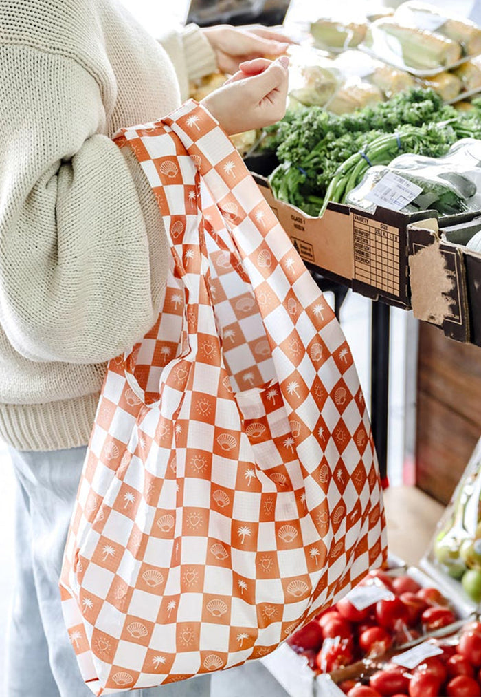 Hello Weekend Foldable Shopper Bag - Icons