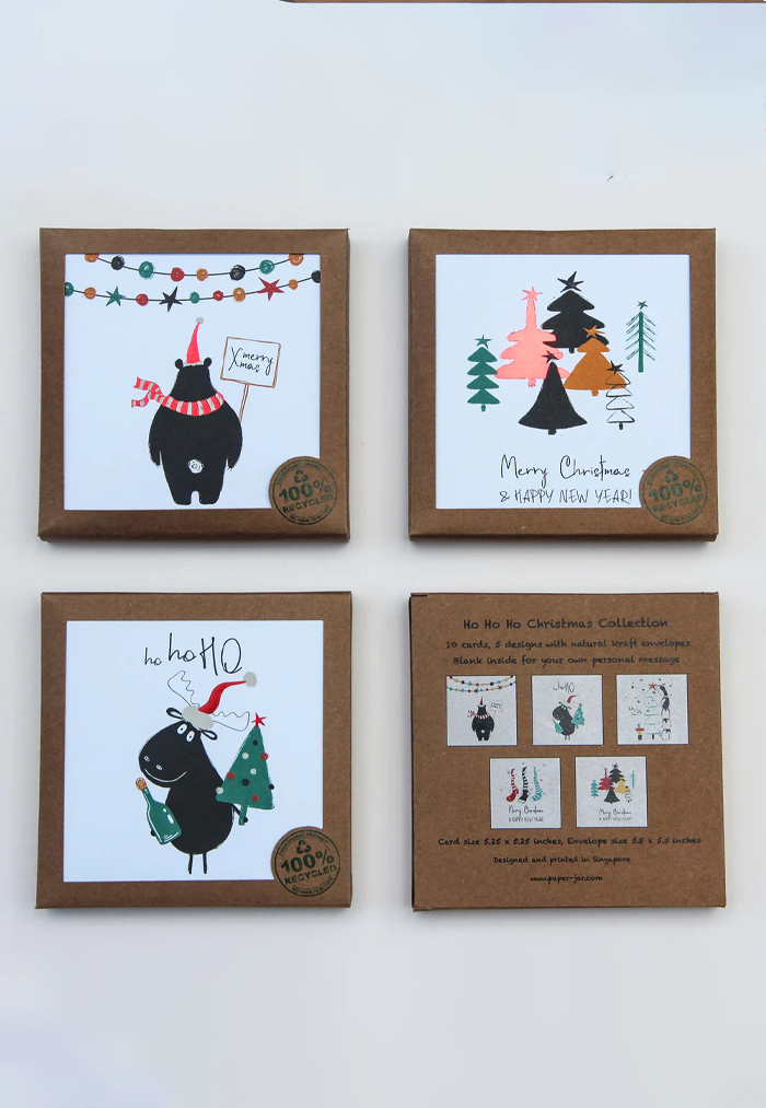 Paperjar Christmas Card Box Set: Ho Ho Ho