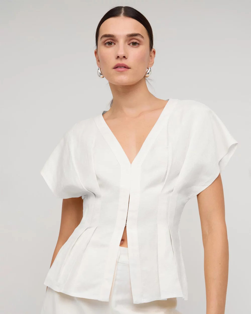Staple the Label Estelle Pleated Blouse