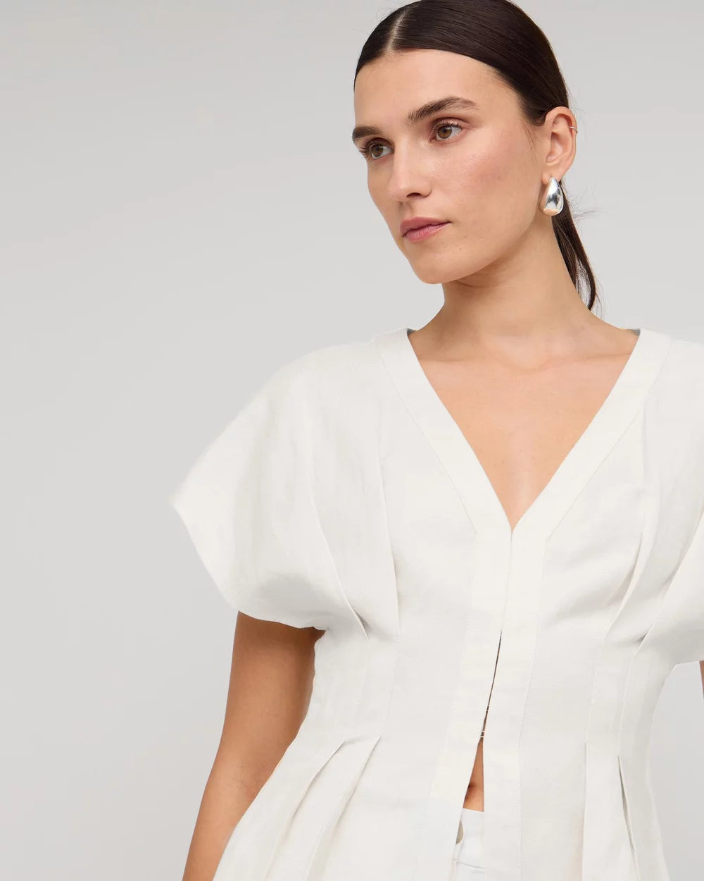 Staple the Label Estelle Pleated Blouse