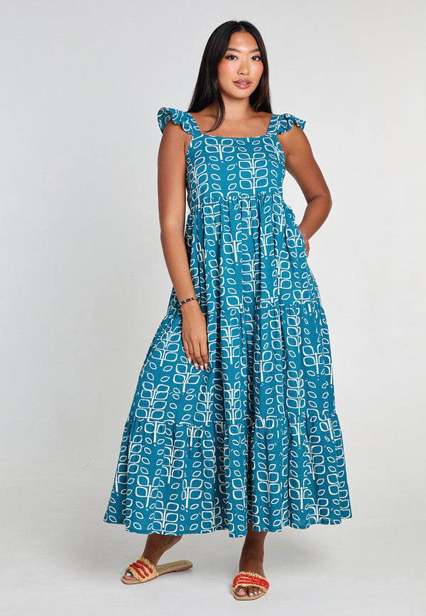 Indii Breeze Amalie Frill Maxi Dress - Jungala
