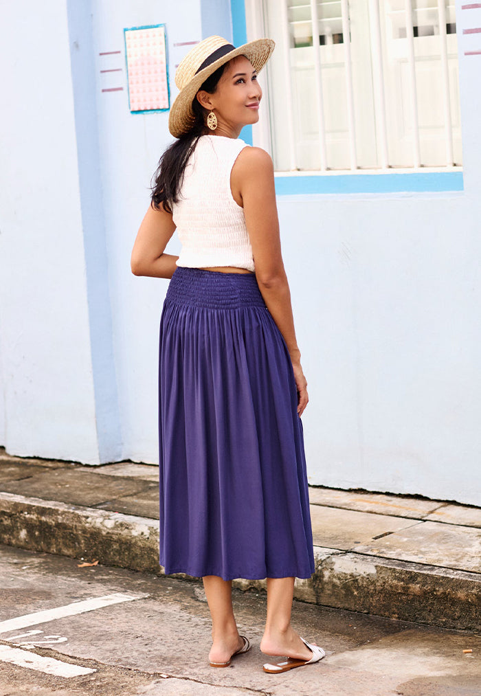 Indii Breeze Ella Skirt - Joy Navy