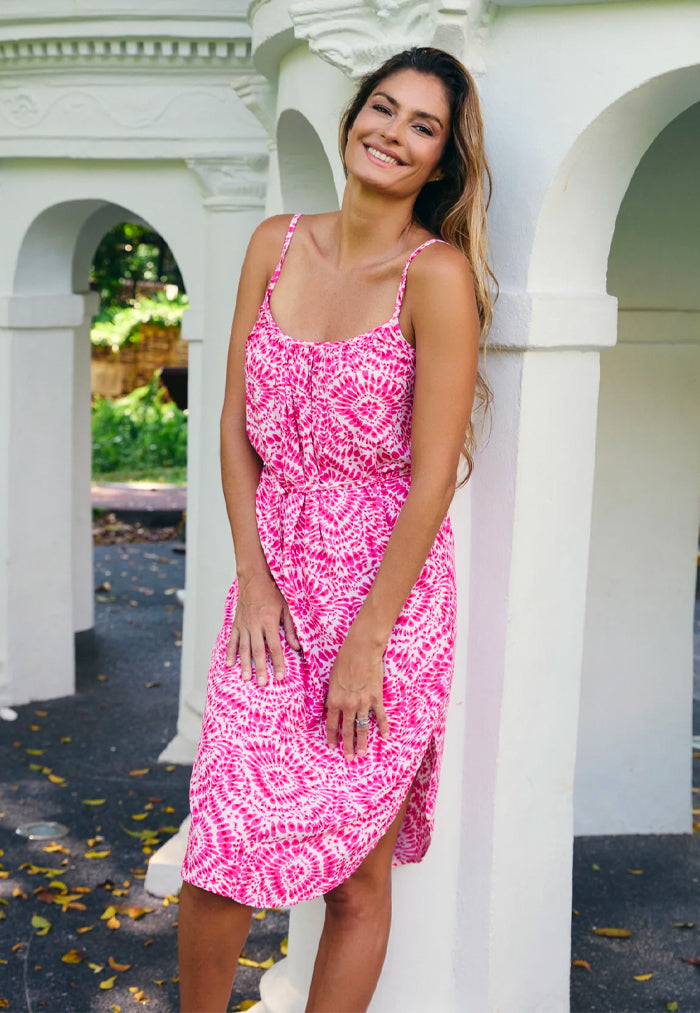 Indii Breeze Roisin Dress - Pink Burst