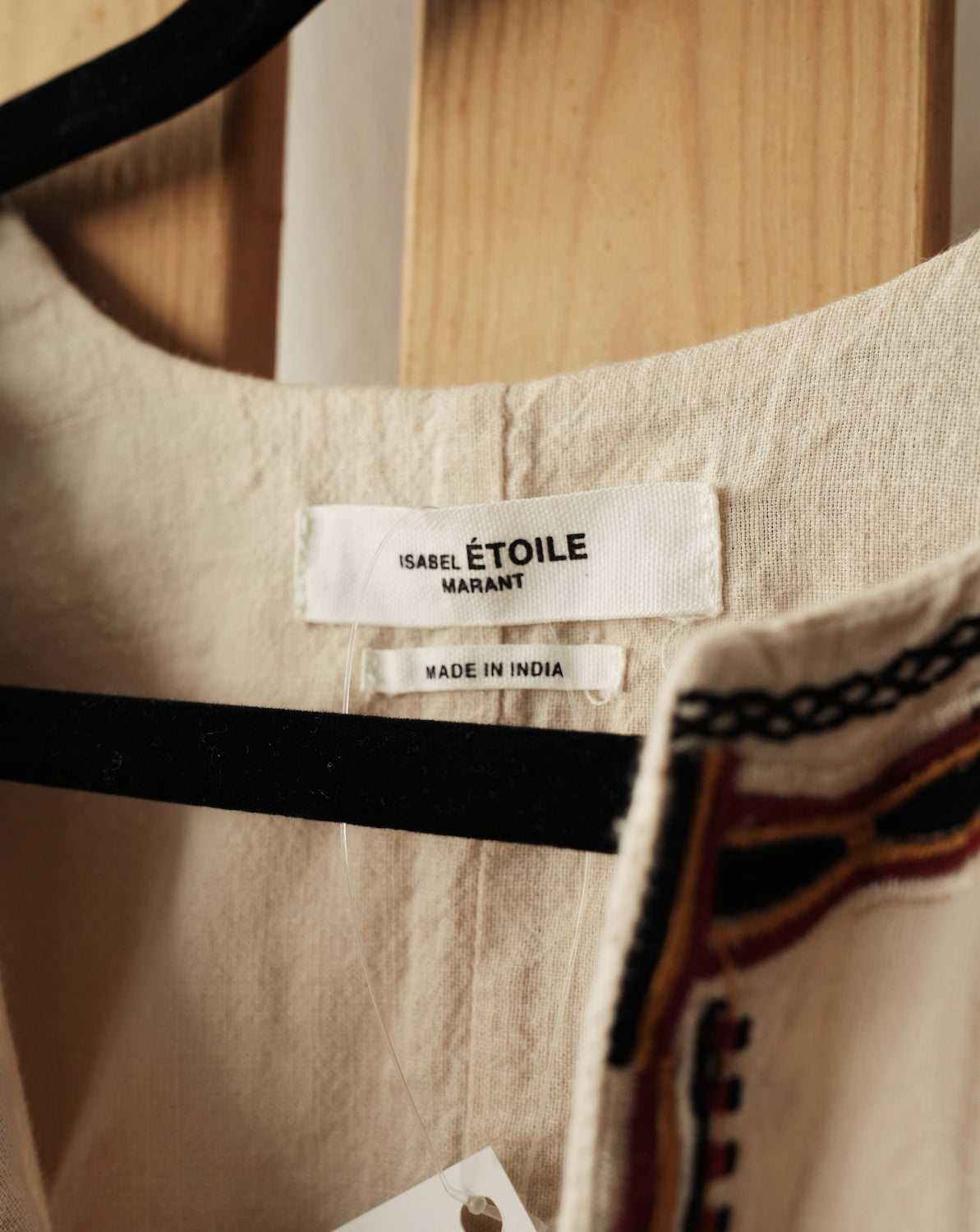 Thryfted Isabel Marant Etoile Embroidered Babydoll Top
