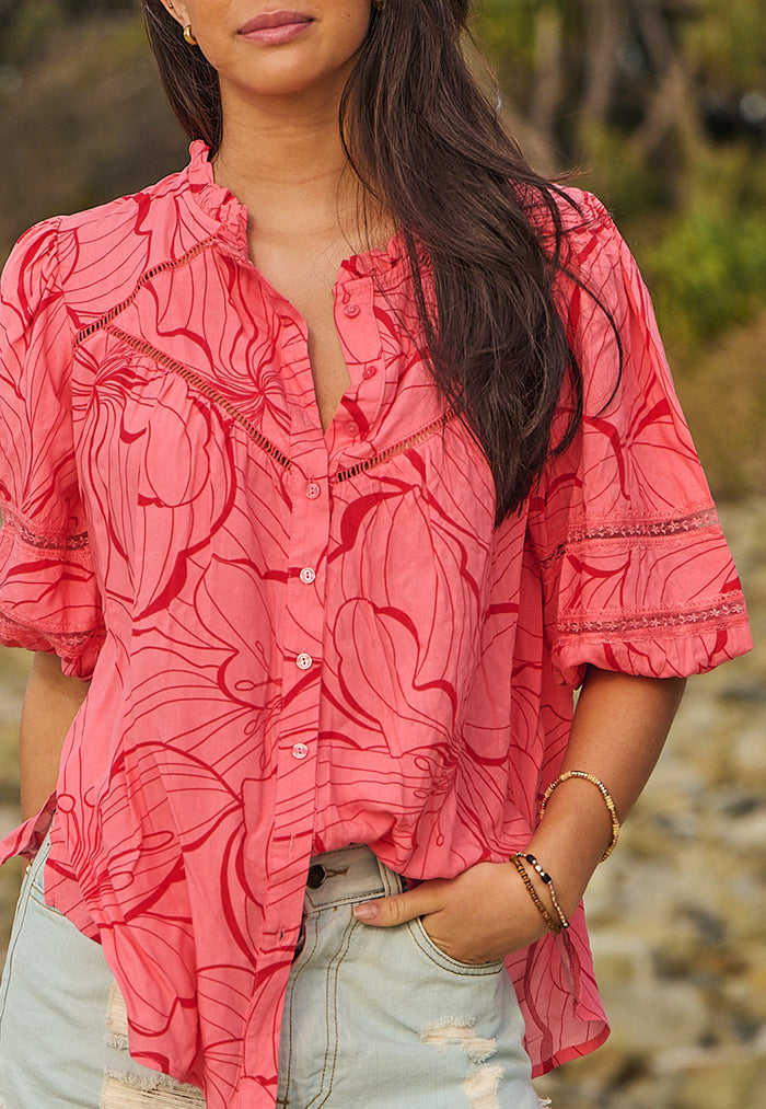 Eliza Puff Sleeve Blouse