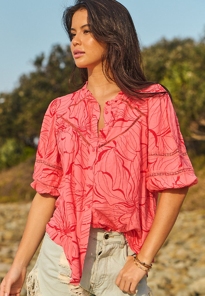 Eliza Puff Sleeve Blouse