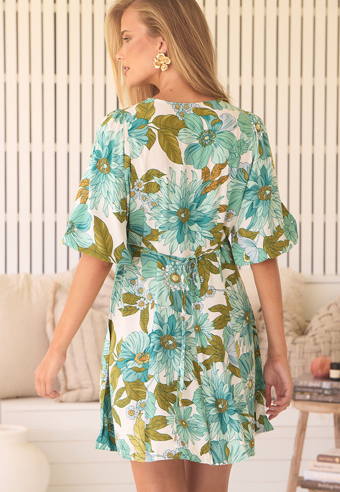 Lenni V-Neck Mini Dress