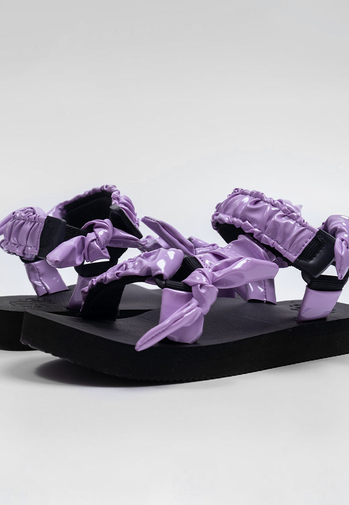 Lilac Patent Jaedals